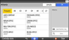 Illustrazione pannello di controllo 