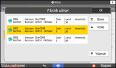 Afbeelding van bedieningspaneel