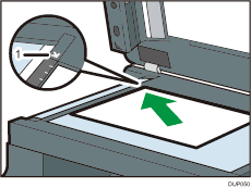 Afbeelding van de glasplaat met genummerd bijschrift