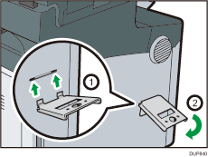 Afbeelding van rechterkant apparaat