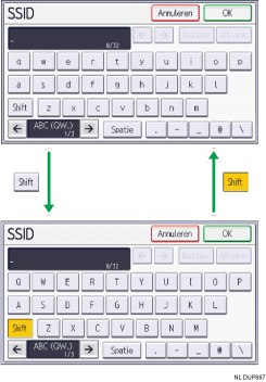 Afbeelding van bedieningspaneel