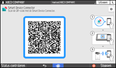Afbeelding van bedieningspaneel