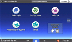 Afbeelding van bedieningspaneel