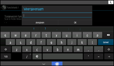 Afbeelding van bedieningspaneel