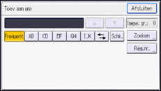 Afbeelding van bedieningspaneel