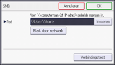 Afbeelding van bedieningspaneel