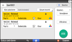Afbeelding van bedieningspaneel