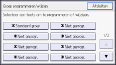Afbeelding van bedieningspaneel