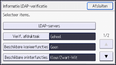 Afbeelding van bedieningspaneel