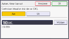 Afbeelding van bedieningspaneel