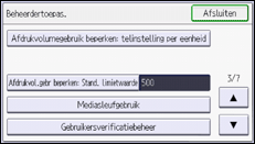 Afbeelding van bedieningspaneel