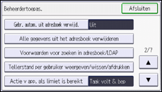 Afbeelding van bedieningspaneel