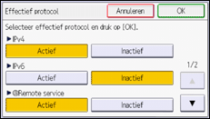 Afbeelding van bedieningspaneel