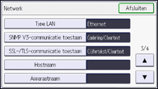 Afbeelding van bedieningspaneel