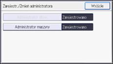 Ilustracja ekranu panela operacyjnego
