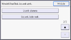 Ilustracja ekranu panela operacyjnego