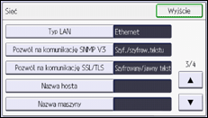 Ilustracja ekranu panela operacyjnego