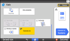 Ilustracja ekranu panela operacyjnego