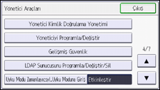 İşlem paneli ekran çizimi