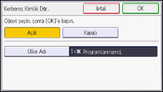İşlem paneli ekran çizimi