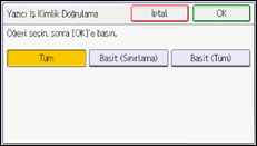 İşlem paneli ekran çizimi
