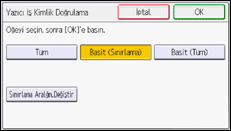 İşlem paneli ekran çizimi