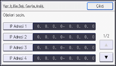 İşlem paneli ekran çizimi
