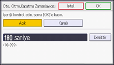 İşlem paneli ekran çizimi