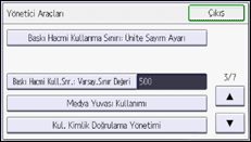 İşlem paneli ekran çizimi