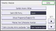 İşlem paneli ekran çizimi