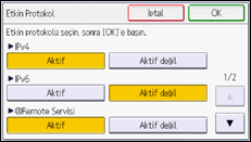 İşlem paneli ekran çizimi