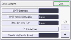 İşlem paneli ekran çizimi