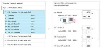 Ilustrace ovládacího panelu