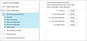 Ilustrace ovládacího panelu
