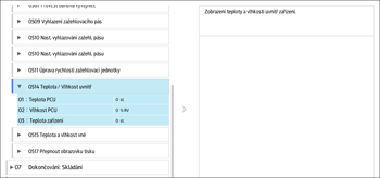 Ilustrace ovládacího panelu