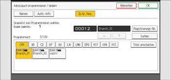 Abbildung Bedienfeld-Display