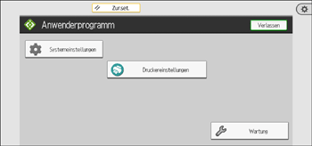 Abbildung Bedienfeld-Display