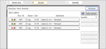 Abbildung Bedienfeld-Display