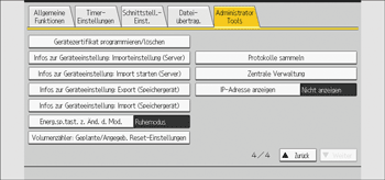 Abbildung Bedienfeld-Display