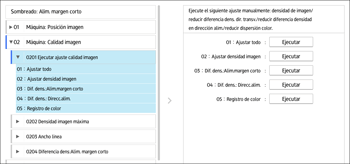 Ilustración de la pantalla del panel de mandos