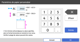 Illustration de l'écran du panneau de commande
