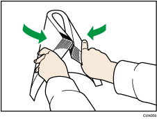 Illustration du déramage du papier