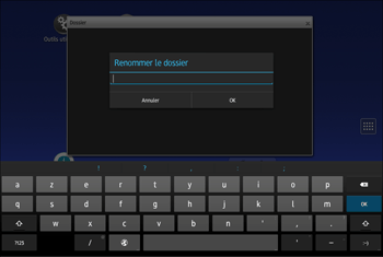 Illustration de l'écran du panneau de commande
