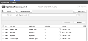A kezelőpanel ismertetése