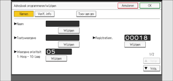 Afbeelding van bedieningspaneel