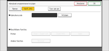 Afbeelding van bedieningspaneel