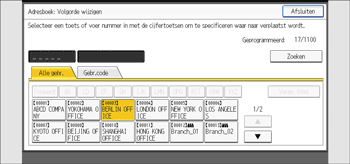 Afbeelding van bedieningspaneel