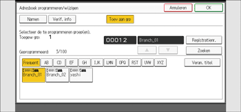 Afbeelding van bedieningspaneel