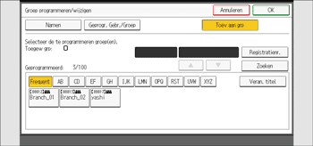 Afbeelding van bedieningspaneel