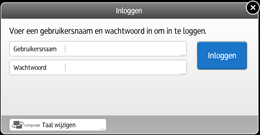 Afbeelding van bedieningspaneel